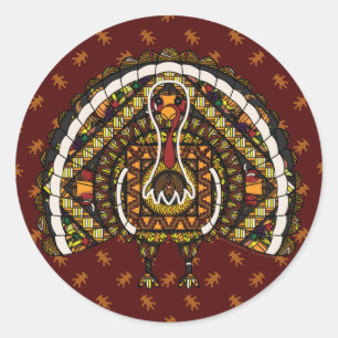 Fall Turkey Sticker