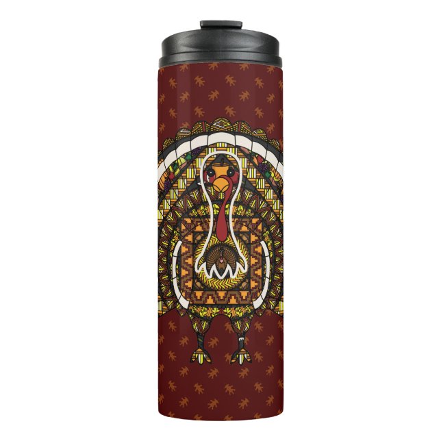 Fall Turkey Thermal Tumbler (Front)