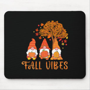 Fall Vibes Autumn Season Thanksgiving Pumpkin Mouse Mat