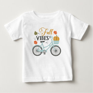 Fall Vibes By Bicycle Baby T-Shirt