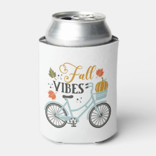 Fall Vibes By Bicycle Can Cooler