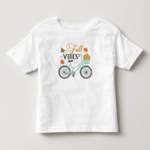 Fall Vibes By Bicycle Toddler T-Shirt