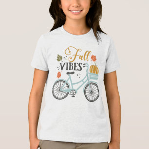 Fall Vibes By Bicycle Tri-Blend Shirt
