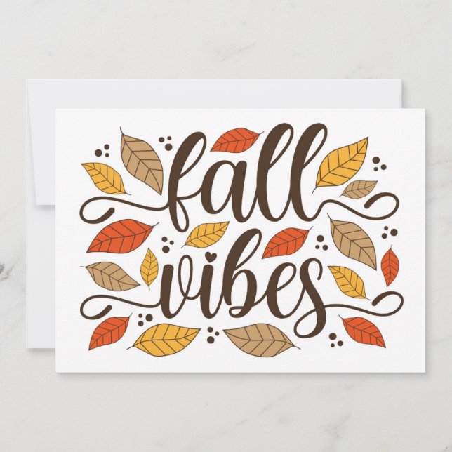 Fall Vibes Card (Front)