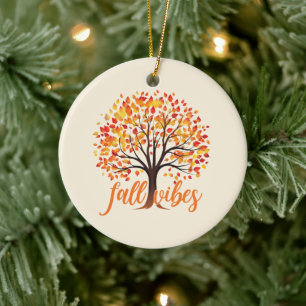 Fall Vibes – Cosy Fall Tree Ceramic Tree Decoration
