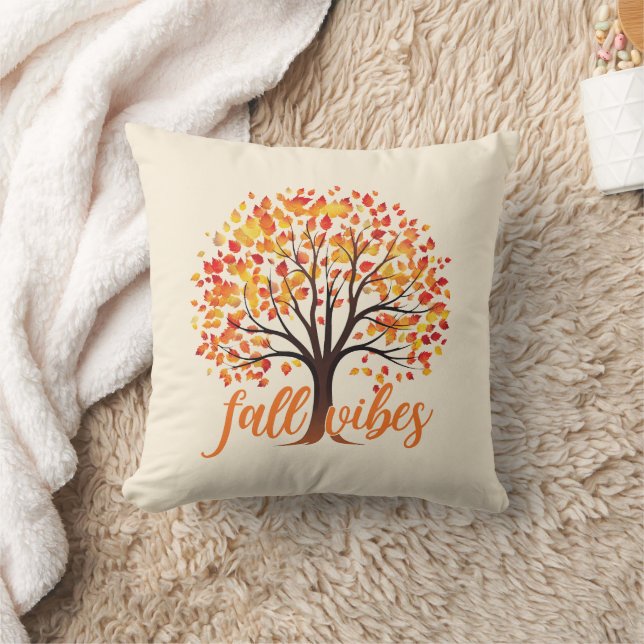Fall Vibes – Cosy Fall Tree Cushion (Blanket)
