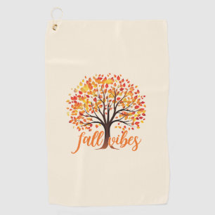 Fall Vibes – Cosy Fall Tree Golf Towel
