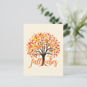 Fall Vibes – Cosy Fall Tree Postcard