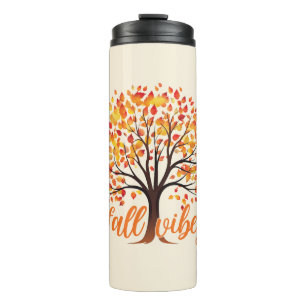Fall Vibes – Cosy Fall Tree Thermal Tumbler