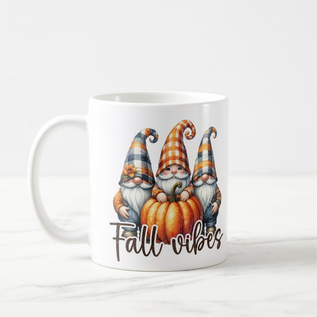 Fall Vibes Cozy Autumn Mug (Left)