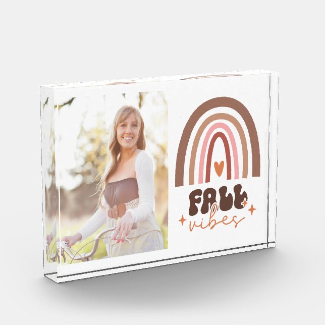 Fall Vibes Family Photo Block (Left)