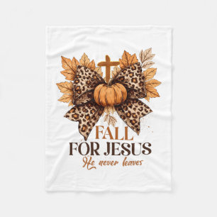 Fall Vibes Leopard Groovy Thanksgiving Autumn For  Fleece Blanket