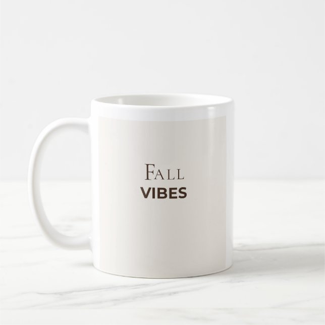 Fall Vibes Mug | Cosy Autumn Coffee Mug  (Left)