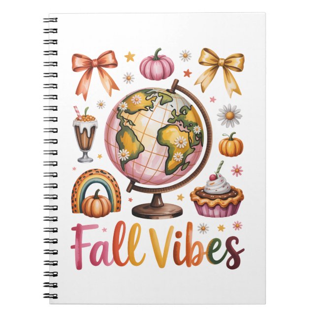 Fall Vibes Notebook (Front)