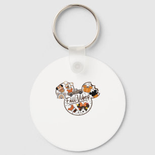 Fall Vibes Oversized T-Shirt.png Key Ring