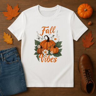 Fall Vibes Pumpkin women's T-Shirt