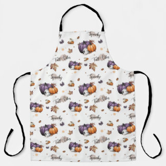 Fall Vibes Seamless Pattern  Apron