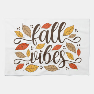 Fall Vibes Tea Towel