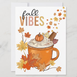 Fall Vibes, Thanksgiving , Fall season Holiday Card