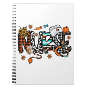 Fall Vibes That Nurse Life Nurse Fall Season Autum Notebook