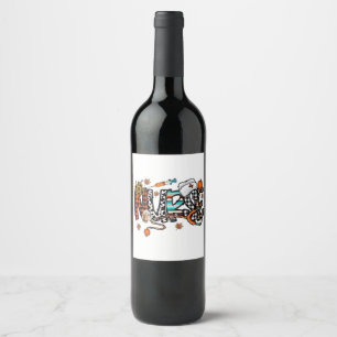 Fall Vibes That Nurse Life Nurse Fall Season Autum Wine Label