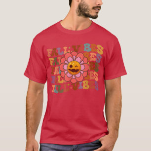 Fall VibesGroovy AutumnFall mama Boho Fall Season T-Shirt