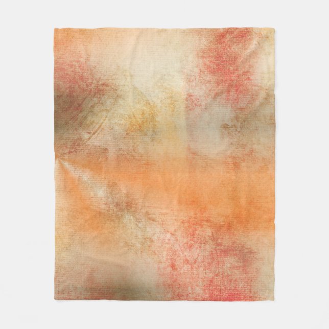Fall vibrant background paper fleece blanket (Front)