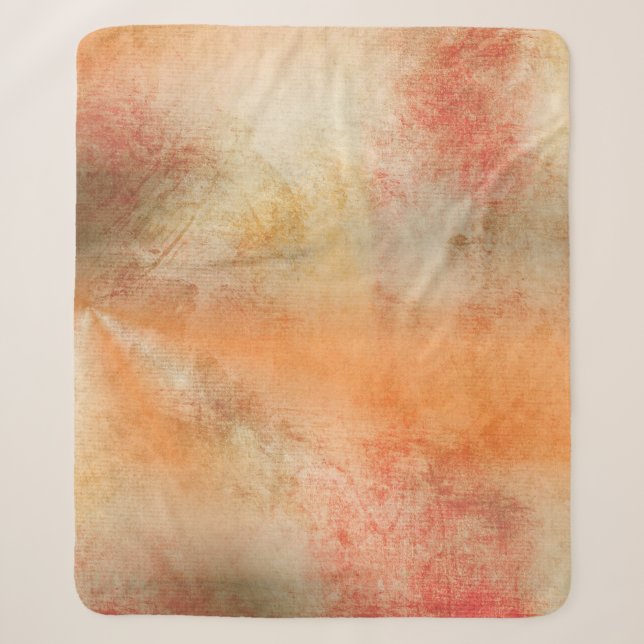 Fall vibrant background paper sherpa blanket (Front)
