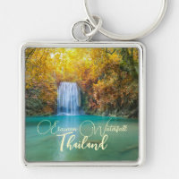 Fall View of Erawan Waterfall Thailand