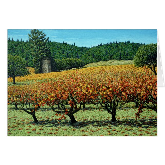 Fall Vineyard Card (Front Horizontal)