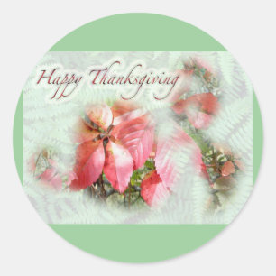 Fall Virginia Creeper Thanksgiving Sticker