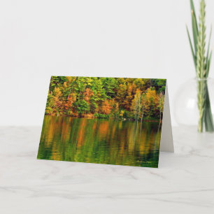 Fall-Walden Pond Holiday Card