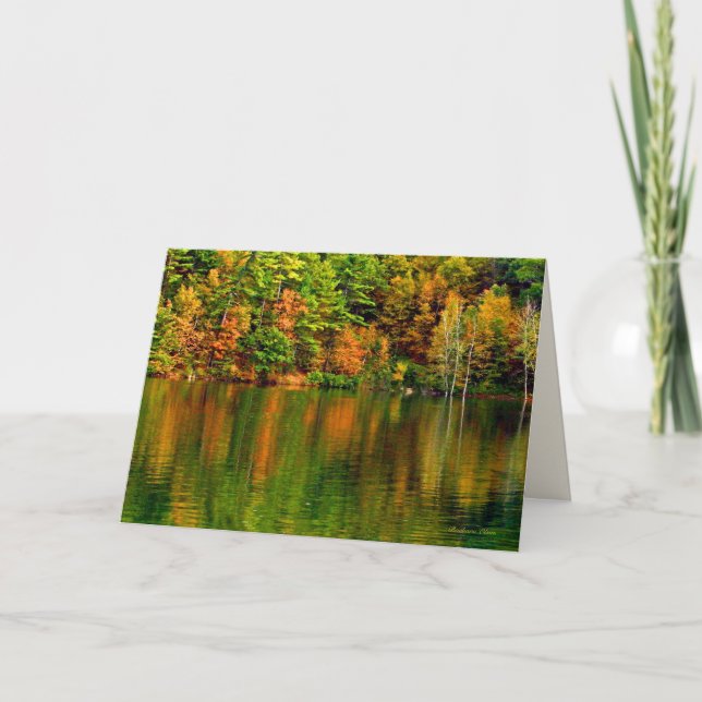 Fall-Walden Pond Holiday Card (Front)