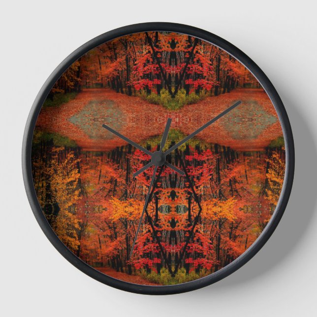 Fall wall Clock  (Front)