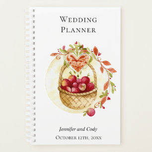 Fall Watercolor Autumn Harvest Wedding 2 Photo Planner