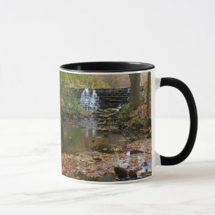Fall Waterfall and Creek Pennsylvania Nature Mug