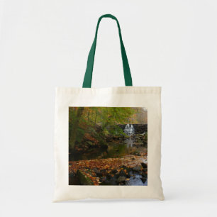 Fall Waterfall and Creek Pennsylvania Nature Tote Bag