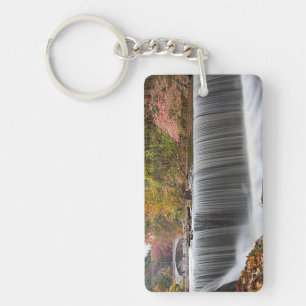 Fall Waterfall at Vanderbuilt Key Ring