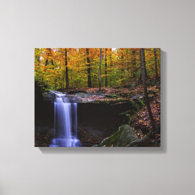 Fall Waterfall in CVNP Canvas Print (Front)