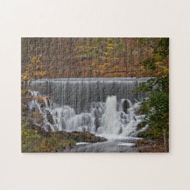Fall Waterfall Jigsaw Puzzle (Horizontal)