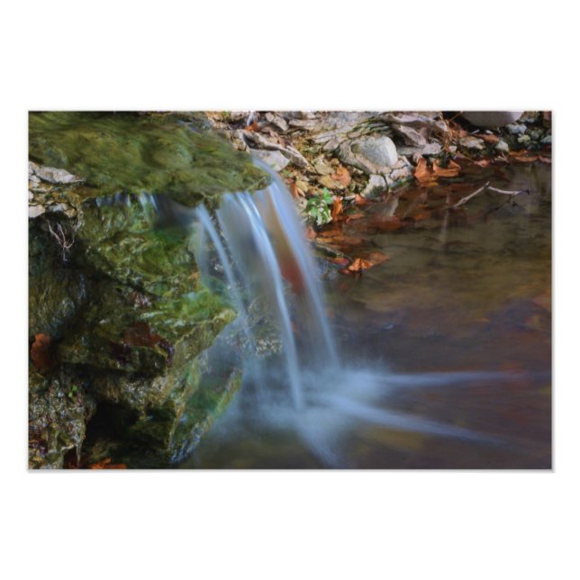 Fall Waterfall Photo Print (Front)