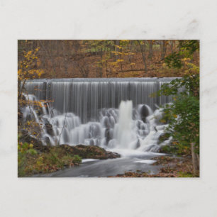 Fall Waterfall Postcard