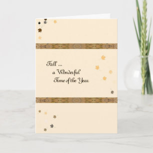 Fall Wedding Anniversary for Husband Card