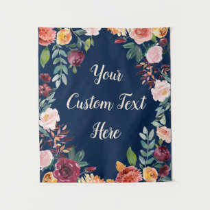 Fall Wedding Back Drop Summer Photo Booth Prop Tapestry