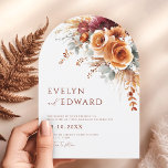 Fall Wedding Elegant Boho Floral  Invitation<br><div class="desc">Set the tone for your autumn celebration with this Fall Wedding Elegant Boho Floral Invitation, featuring soft watercolor florals in a rich palette of burnt orange, terracotta, sage green, and rust. This design beautifully blends boho style with modern elegance and a touch of rustic charm, making it perfect for a...</div>