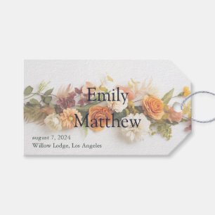 Fall Wedding Gift Tag