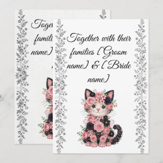 Fall Wedding Invitation Template | Aesthetic Elega