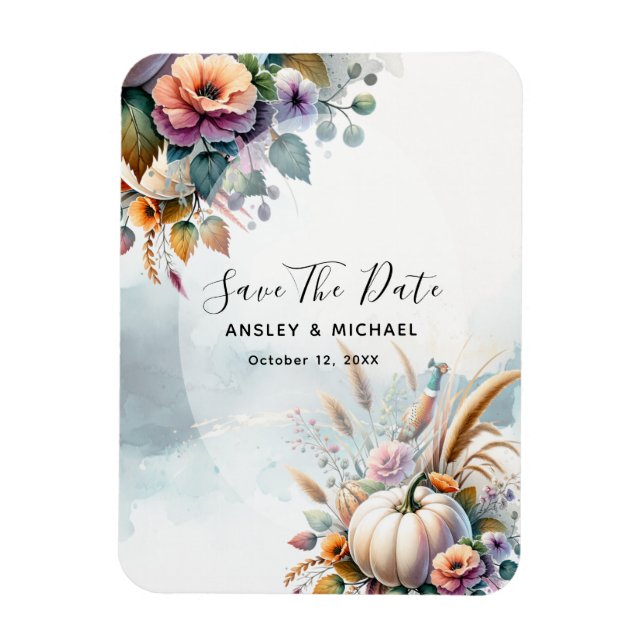  Fall Wedding  Magnet (Vertical)