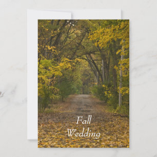 Fall Wedding Path of Life Save the Date