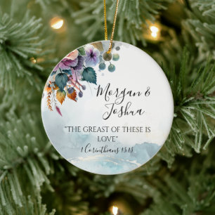 Fall Weddings Ceramic Tree Decoration